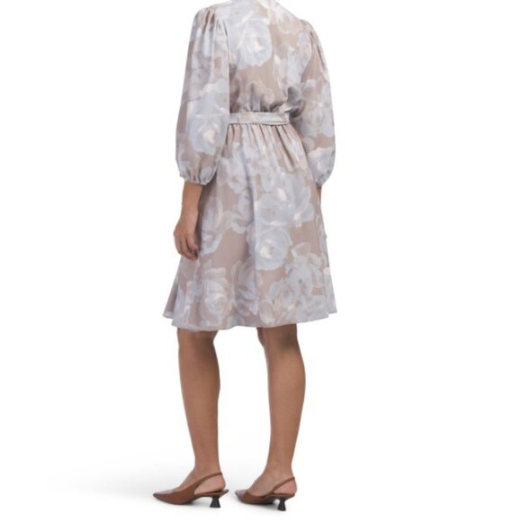 CALVIN KLEIN Printed  Midi Dress.  Size 10 - Picture 2 of 2